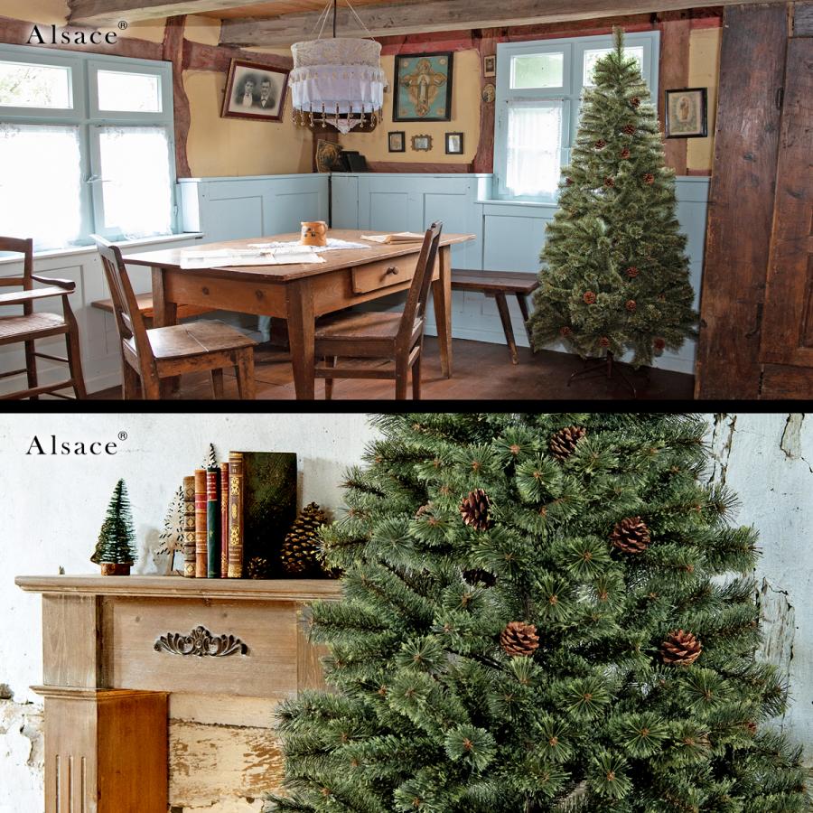 Alsace 【Alsace(R) 正規品】クリスマ スツリー 180cm 豊富な枝数 2025