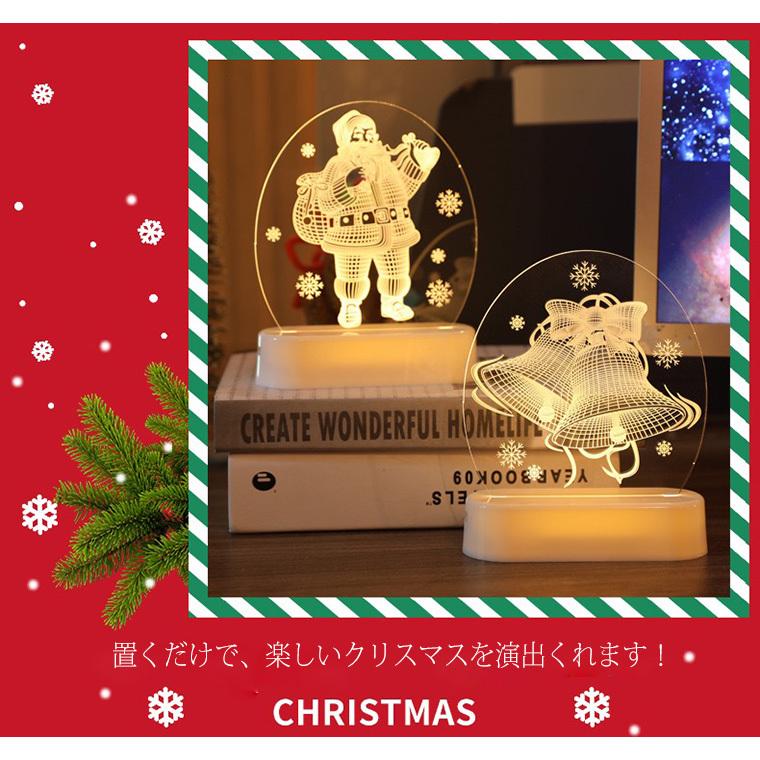 DENKO HOME（電光ホーム） クリスマス 飾り 3D プレート LED ライト