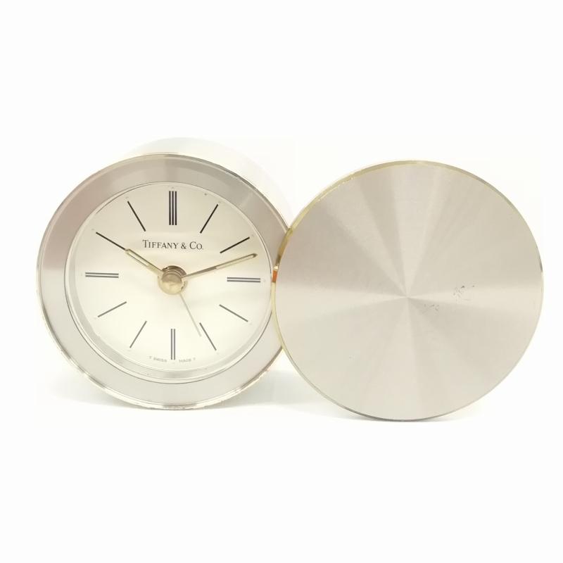 ティファニー TIFFANY & CO. テーブルクロック 置時計 シルバー