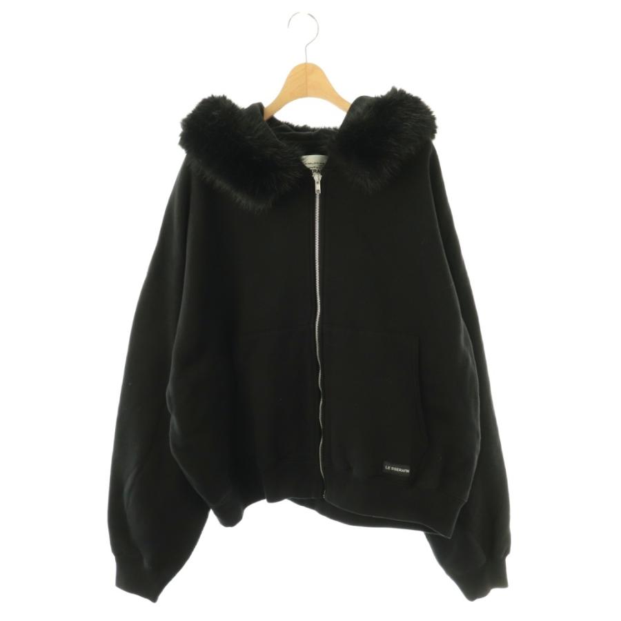 ルセラフィム LE SSERAFIM × ZOZOTOWN FUR ZIP HOODIE フーディー