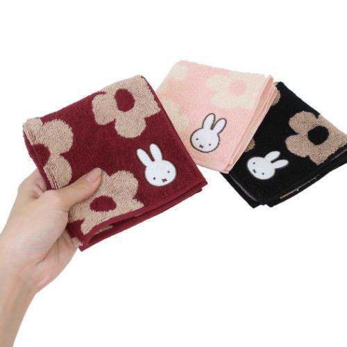 ハンドタオル タオルハンカチ シックフラワー ミッフィー ディック