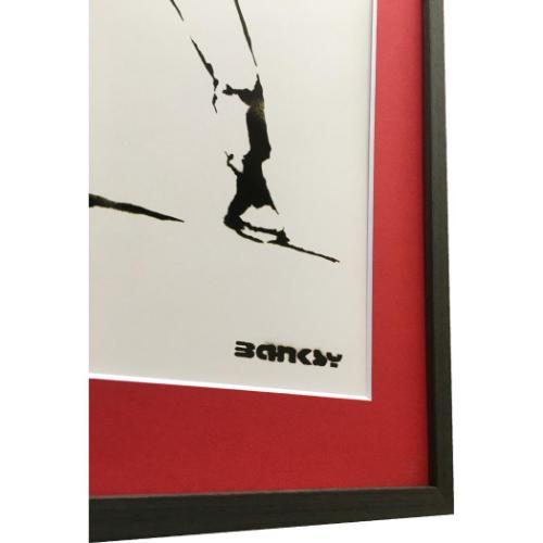 Banksy アートフレーム バンクシー Molotov Limited Edition 美工社 額