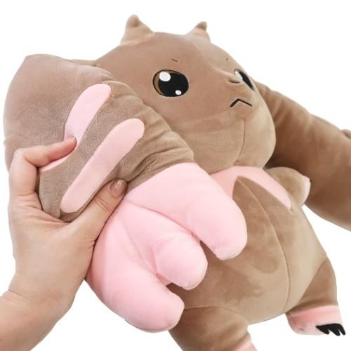 クッション もちふわ ぬいぐるみクッション ロップモン デジモン
