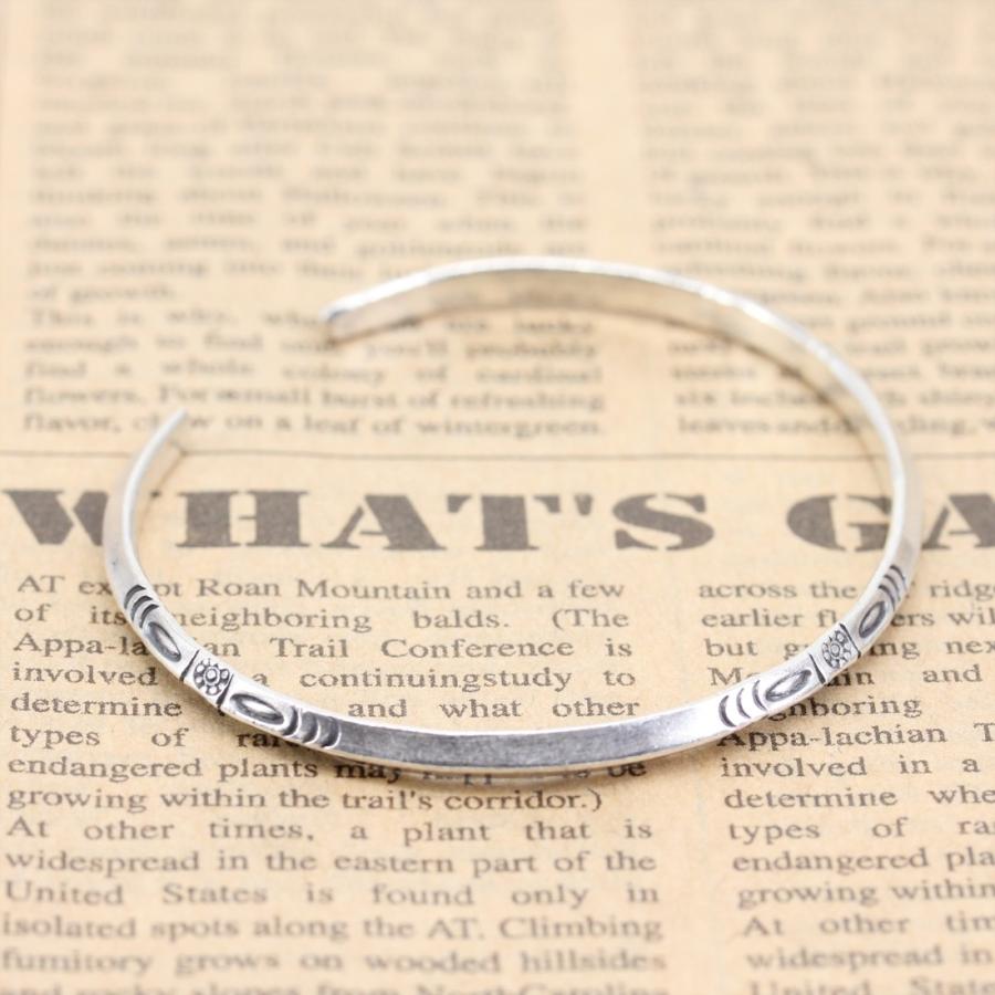 カレン シルバー ブレスレット シンプル バングル メンズ カレン族