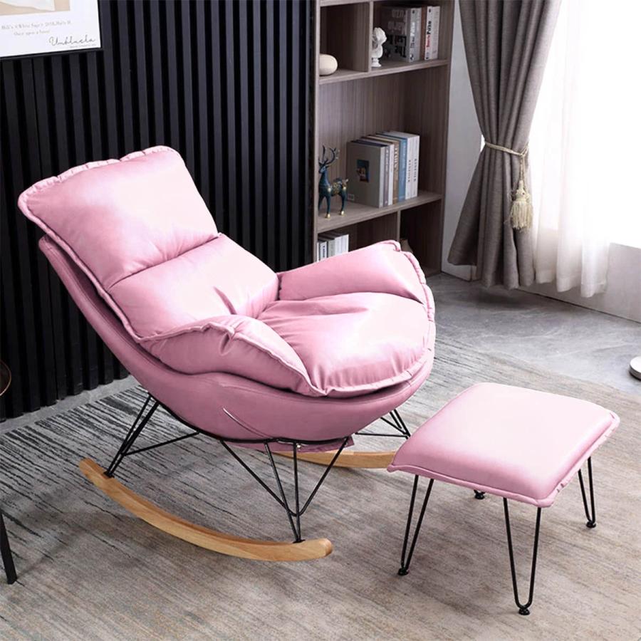 VEROMAN ロッキングチェア オットマンセット セット オットマン 椅子