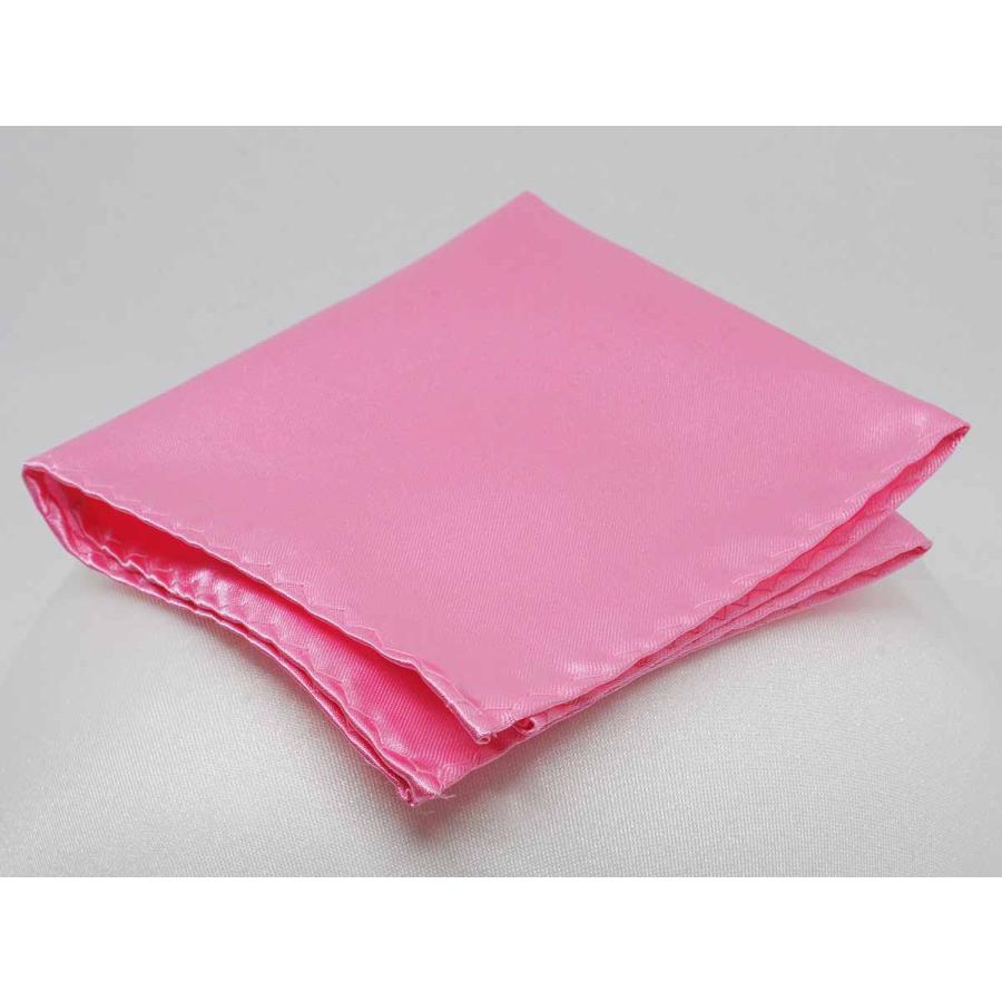 蝶ネクタイ チーフセット ピンク 無地 ボウタイ ポケットチーフ 結婚式