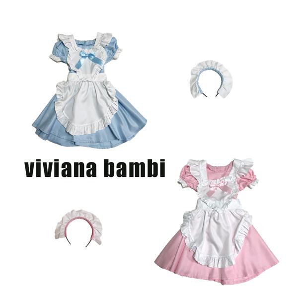 アウトレット商品 ハロウィン仮装 メイドコスプレ ワンピース ハート