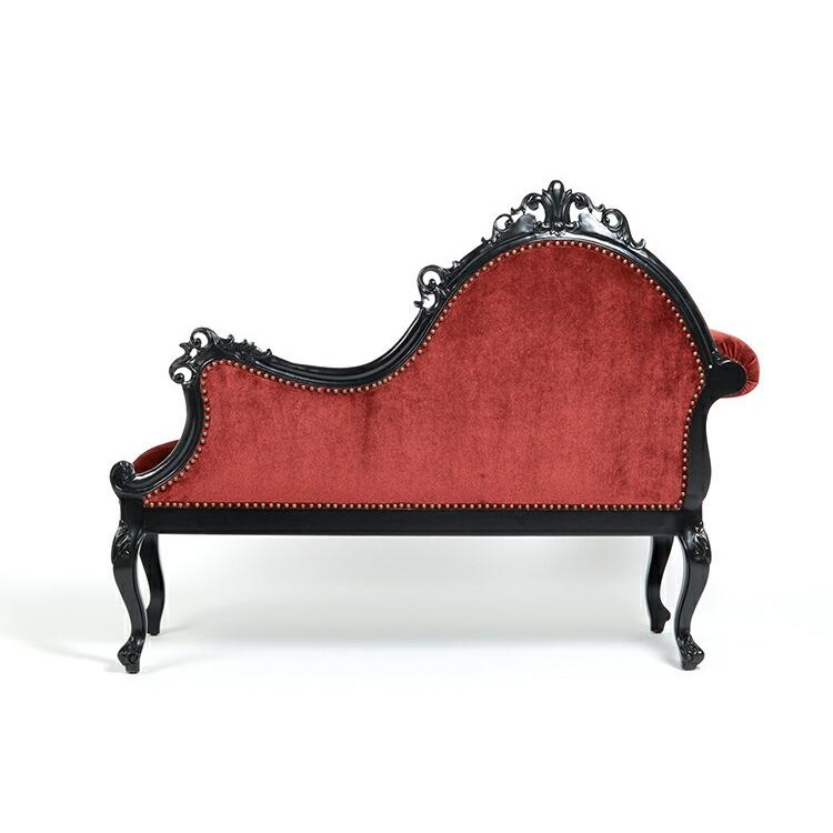 カウチソファ 2人掛けソファ ベンチソファ ロココ調 英国アンティーク