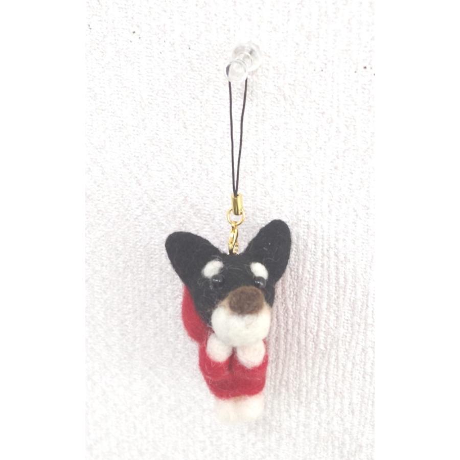 残り黒柴1点】ハンドメイド 羊毛フェルト 日本製 完成品 パーカー 犬