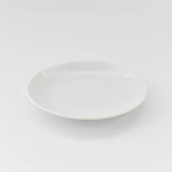 ポーセラーツ 白磁 食器 お皿 真っ白い食器 14.5cmメタプレート 白い