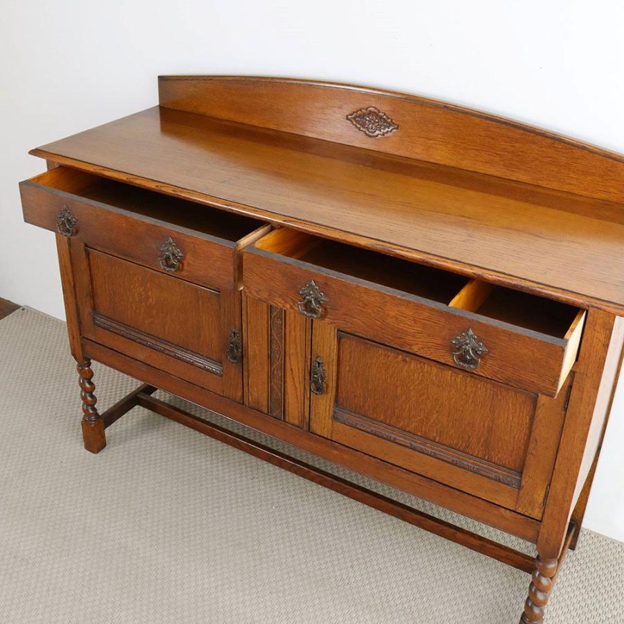 サイドボード日本製アンティーク オーク材 1930年代 イギリス VC107