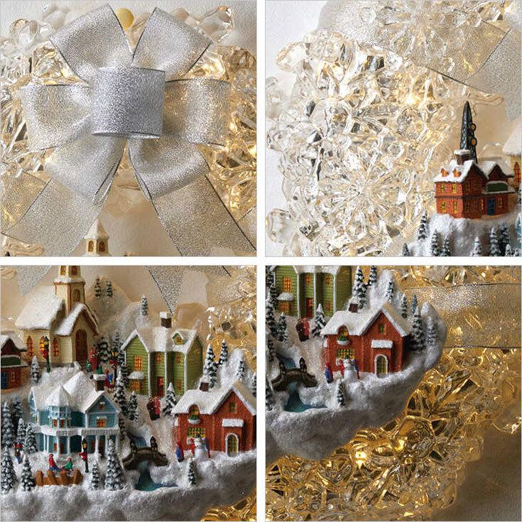 送料無料 ハルモニア LED アクリル アイシー リース 010351 ライト