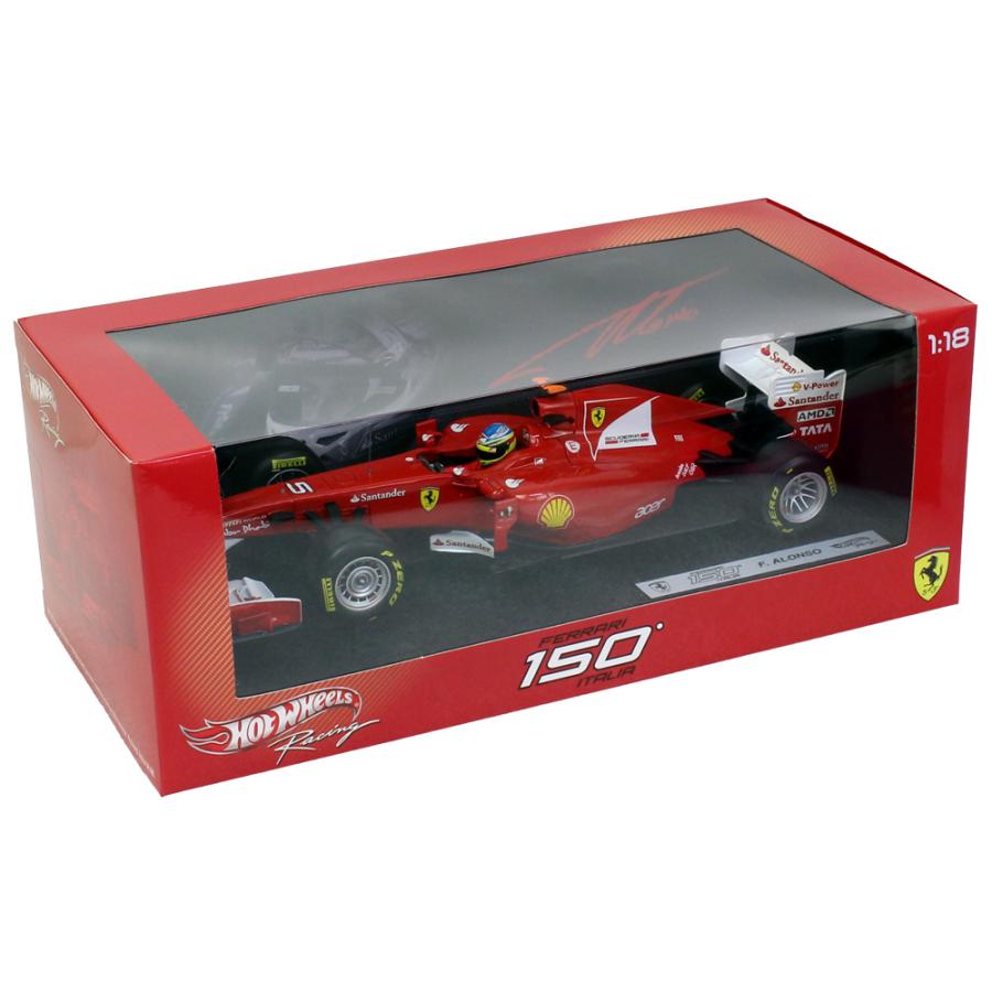 Ferrari（フェラーリ） マテル 1/18スケール 150° ITALIA F.アロンソ