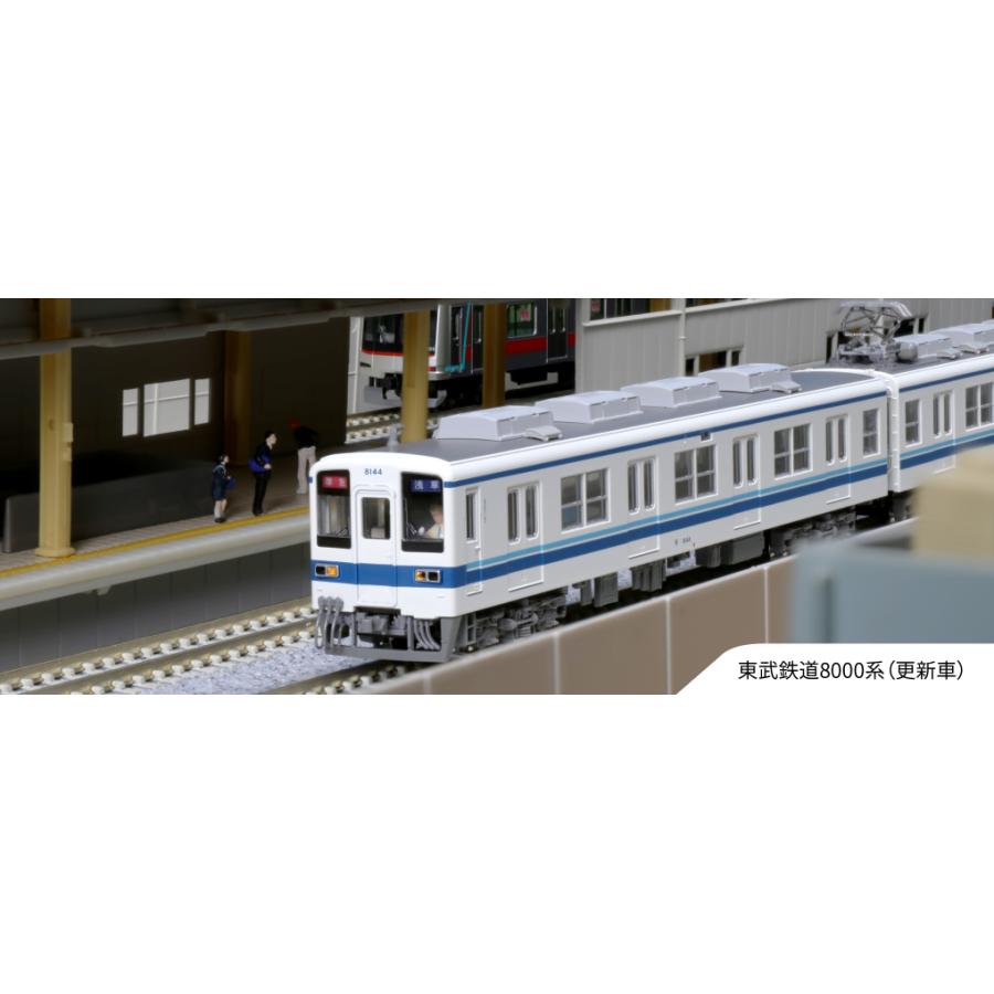 カトー（KATO） 東武鉄道8000系(更新車) 基本4両+増結4両+先頭2両