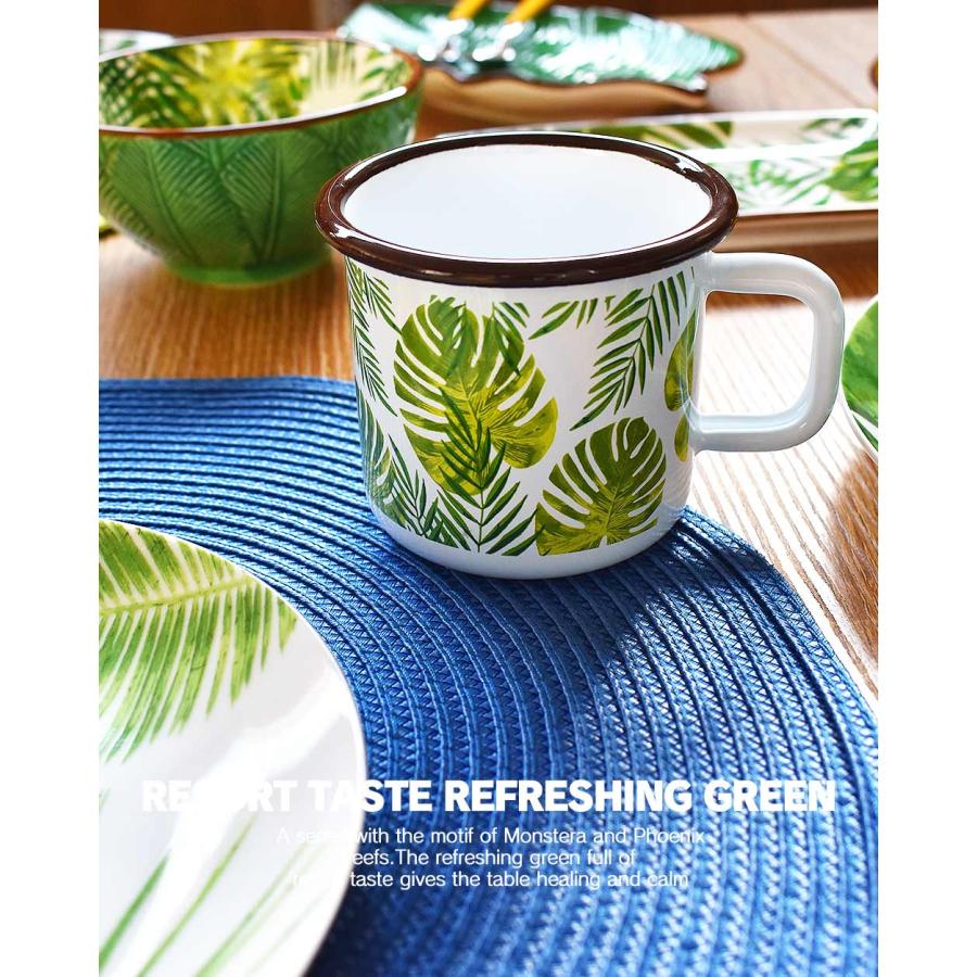 EXCELSA（エクスチェルサ） マグカップ ホーロー ペア 2個セット