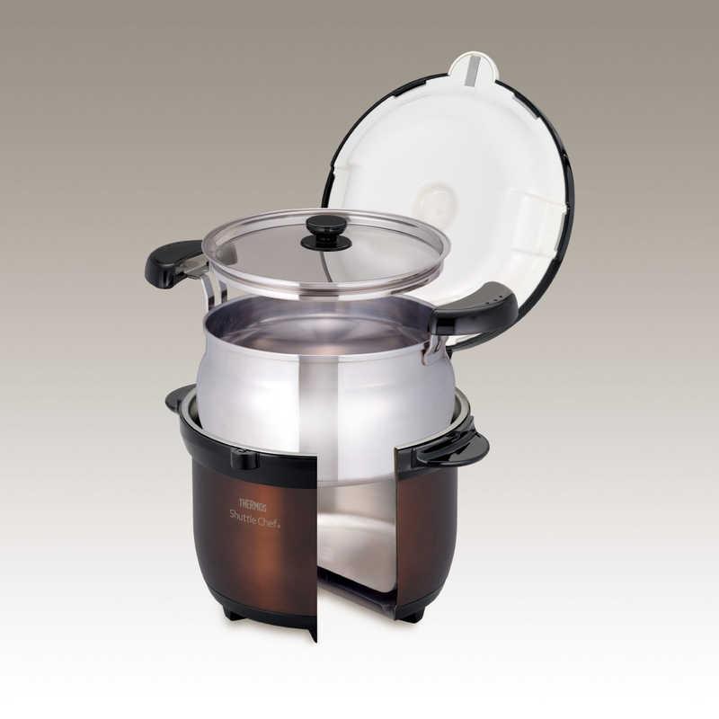 THERMOS（サーモス） 真空保温調理器 シャトルシェフ クリアブラウン