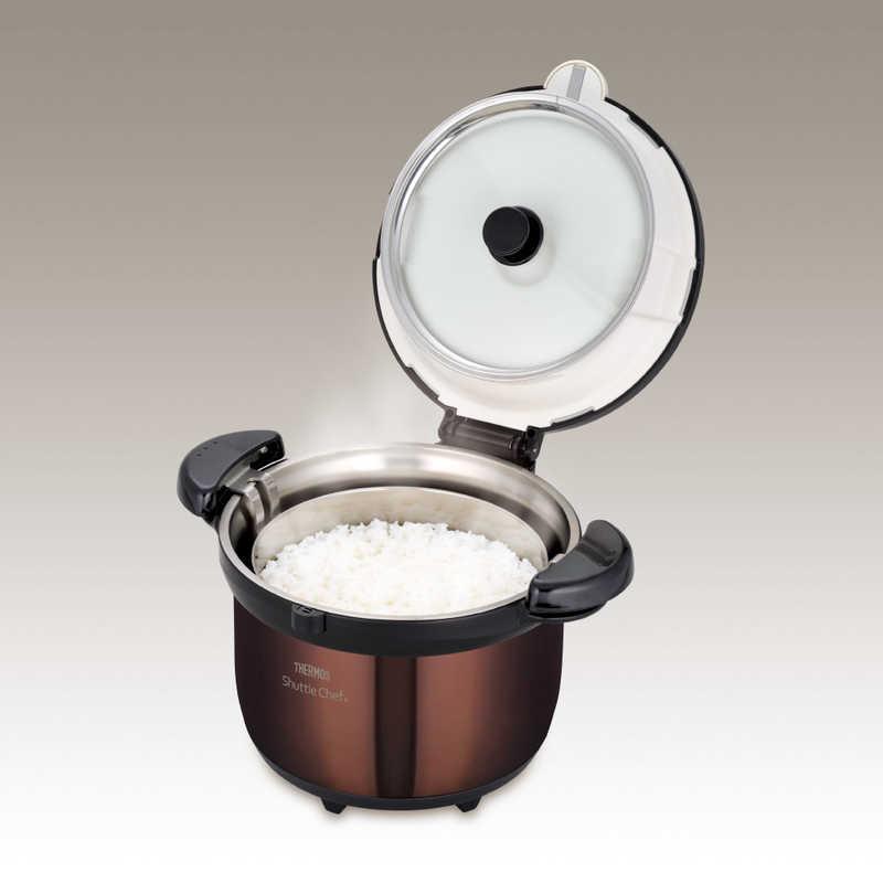 THERMOS（サーモス） 真空保温調理器 シャトルシェフ クリアブラウン