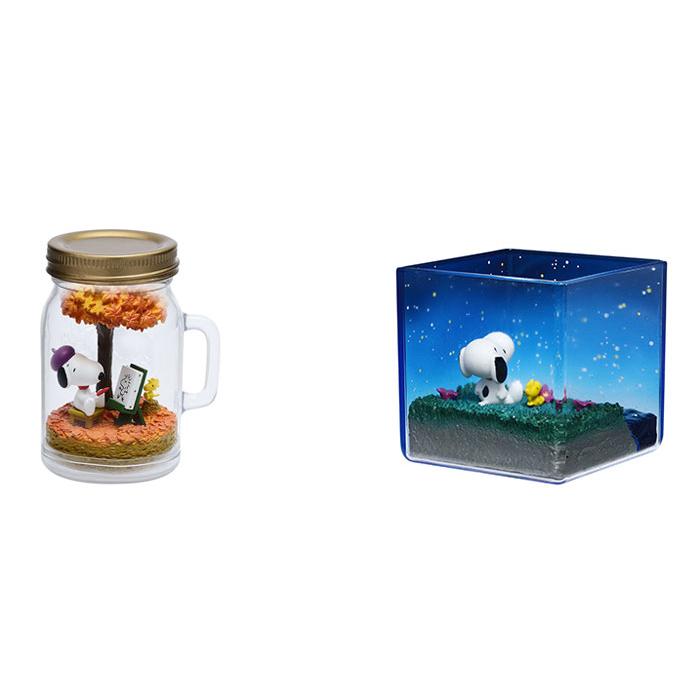 リーメント SNOOPY & WOODSTOCK Terrarium On Vacation スヌーピー