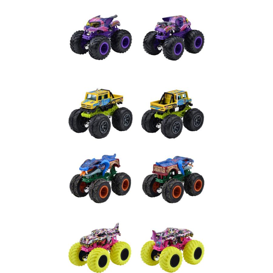 ホットウィール モンスタートラック 1:64アソート ミニカー8台セット