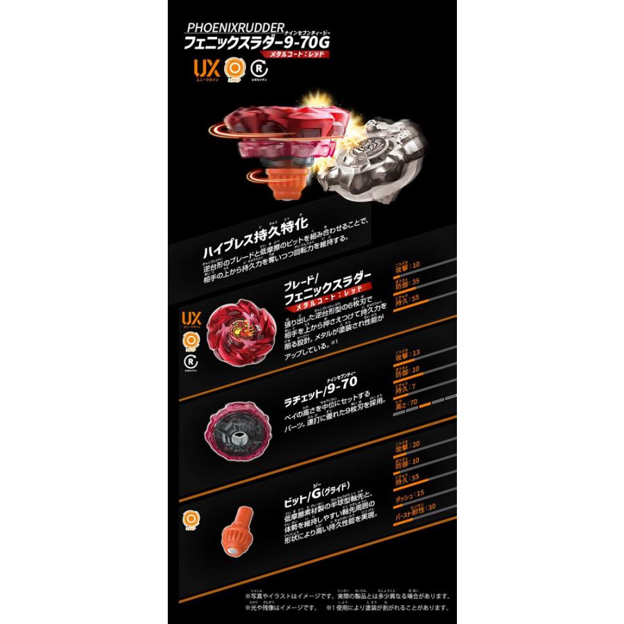 送料無料 ベイブレードX BEYBLADE X UX-07 フェニックスラダーデッキ