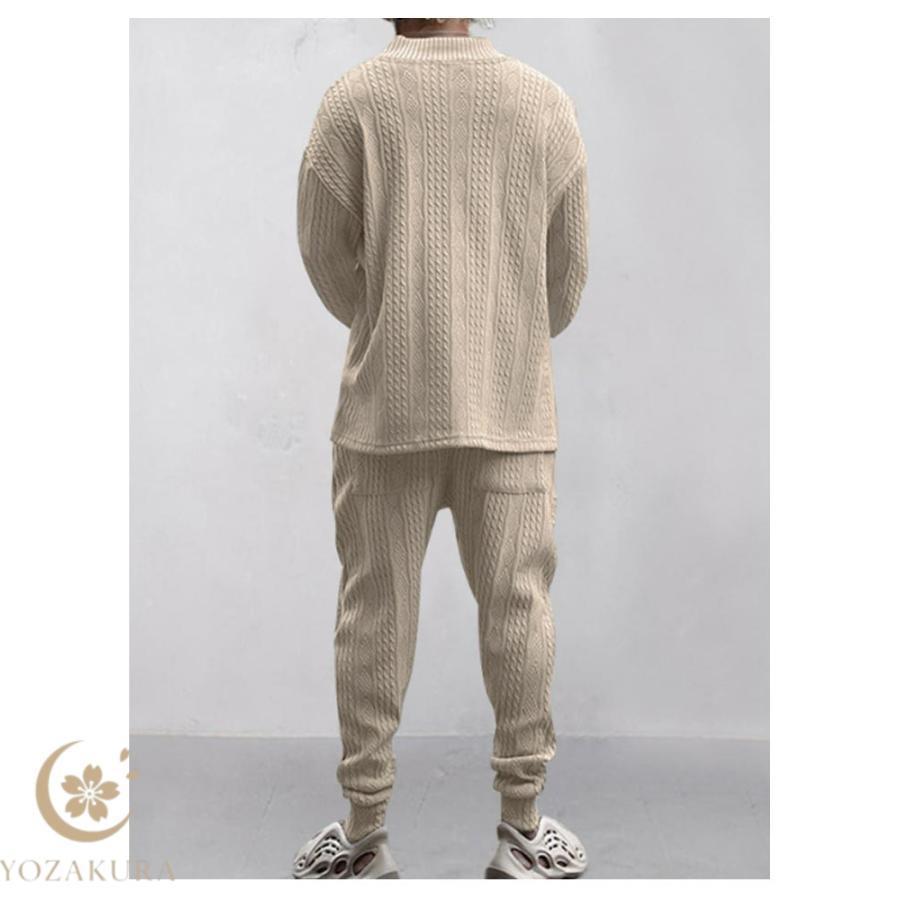 スウェット メンズ セットアップ 秋冬 上下セット ジャージ ジョガー