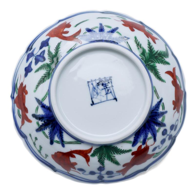 九谷焼：萬暦赤絵竜文皿・須田菁華《小皿・13.0cm》 : 和食器の愉しみ