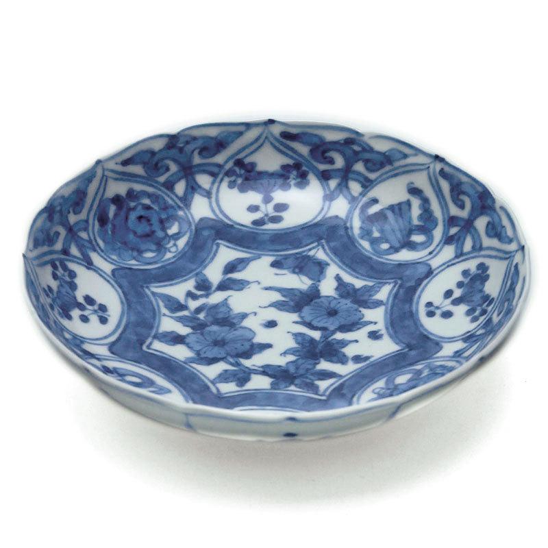 染付芙蓉手花蝶文向付・土山敬司《小鉢・14.5cm》 : 和食器の愉しみ