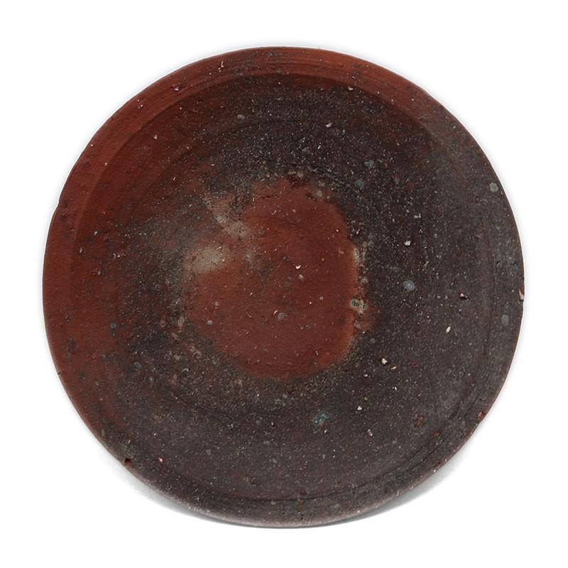 焼き締め：焼〆丸皿・14cm・辻村塊《小皿・14cm》 : 和食器の愉しみ