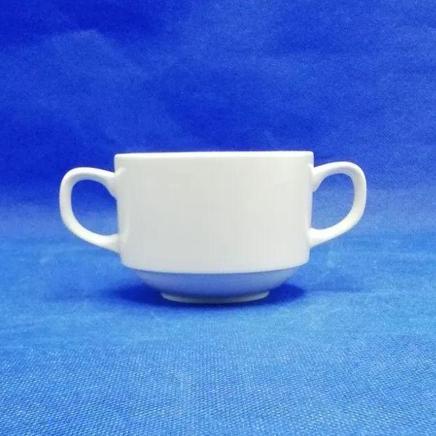 白 両手付 スープカップ 陶器 カップ 11051 : よろづや百貨 Yahoo店