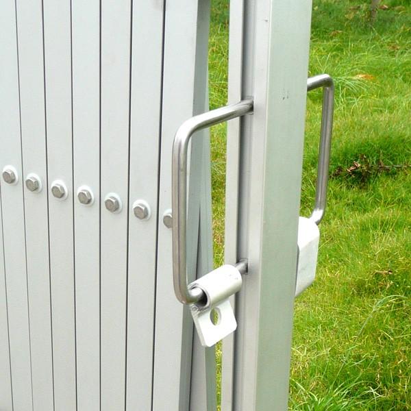 アルマックス（ALMAX） EXG1560 取付柱用の杭2本付き W6.2m×H1.6m 門扉