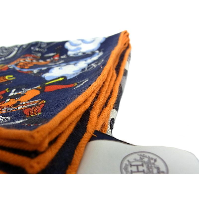 HERMES（エルメス） スカーフ カシミヤ/シルク レディース カレ100