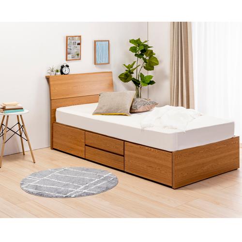 期間限定大特価】【在庫限り】ヤマダオリジナル 収納付きベッド