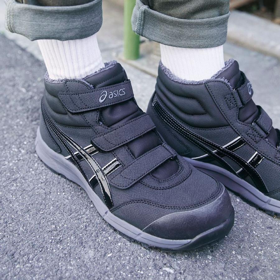 ウィンジョブ ASICS CP302 001 HRB ブラック×ブラック 限定 アシックス