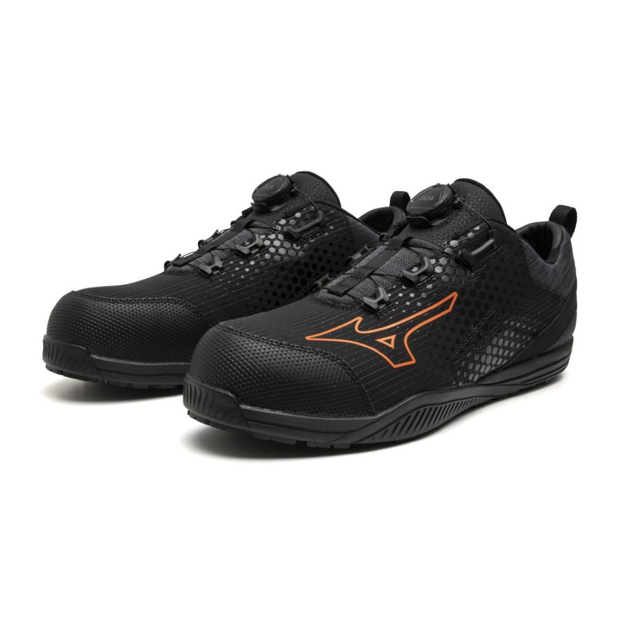 オールマイティ MIZUNO TDII51L BOA F1GA240209 ブラック×オレンジ