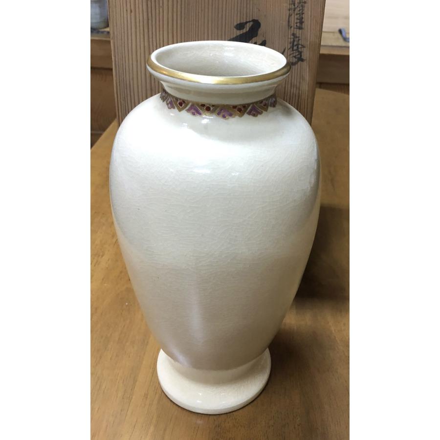 花瓶 白薩摩藤絵花瓶 原良窯 : 陶磁やない - 通販 - Yahoo!ショッピング
