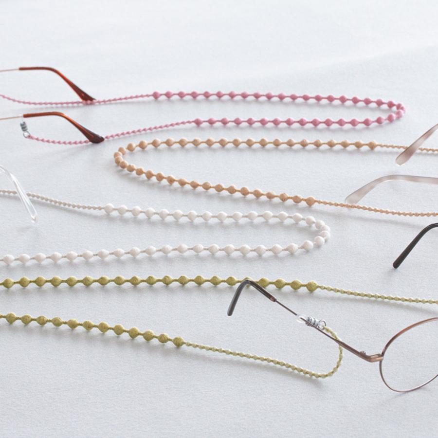 トリプルオゥ グラスコード ウッドベージュ GC001◇メガネ用ストラップ