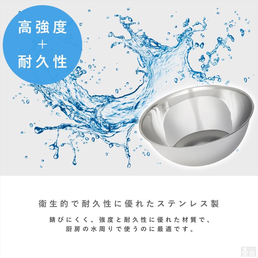 ステンレスボウル 業務用 22cm【ステンレスボール】【ミキシングボール