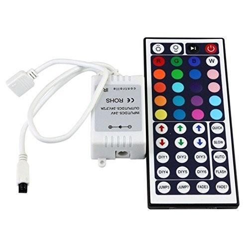 送料無料 LED テープライト コントローラ 44キー リモコン RGB 5050