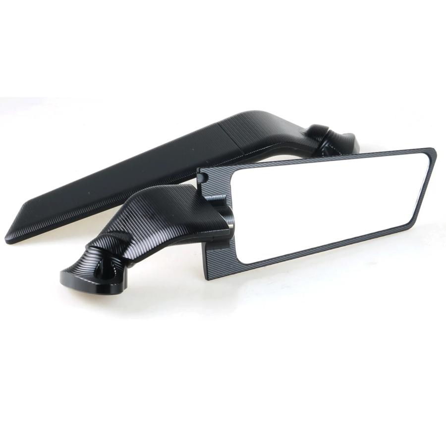 並行輸入品】 カワサキ オートバイ 調整可能 回転式バックミラー ZX-4R