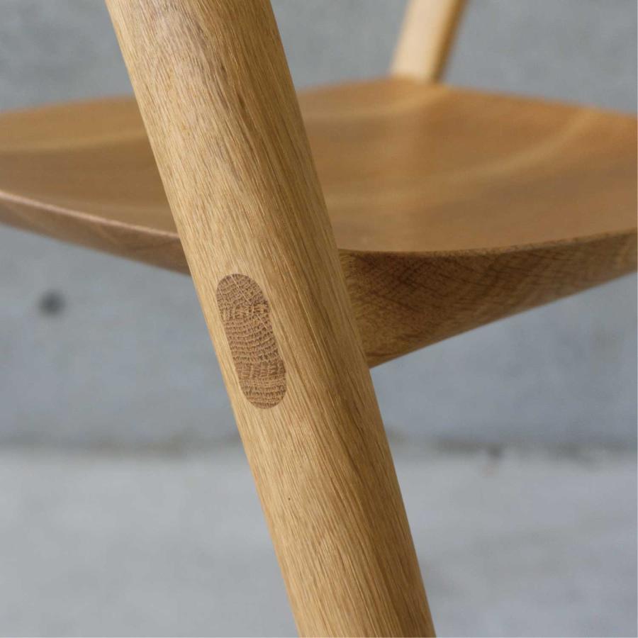 宮崎椅子製作所 DC09 ダイニングチェア 無垢座 木製 板座 背板 国産