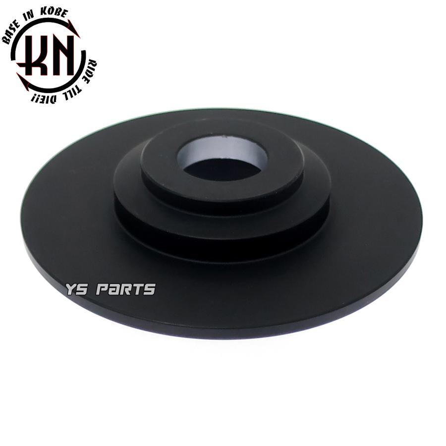 CNC削出]デュアルカラーホイールセンターキャップ黒金ディオSR[AF25]G