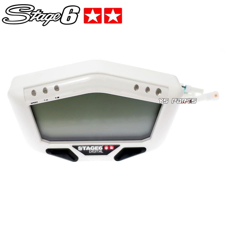Stage6デジタルメーター白 10,000rpm 15,000rpm 20,000rpm表示