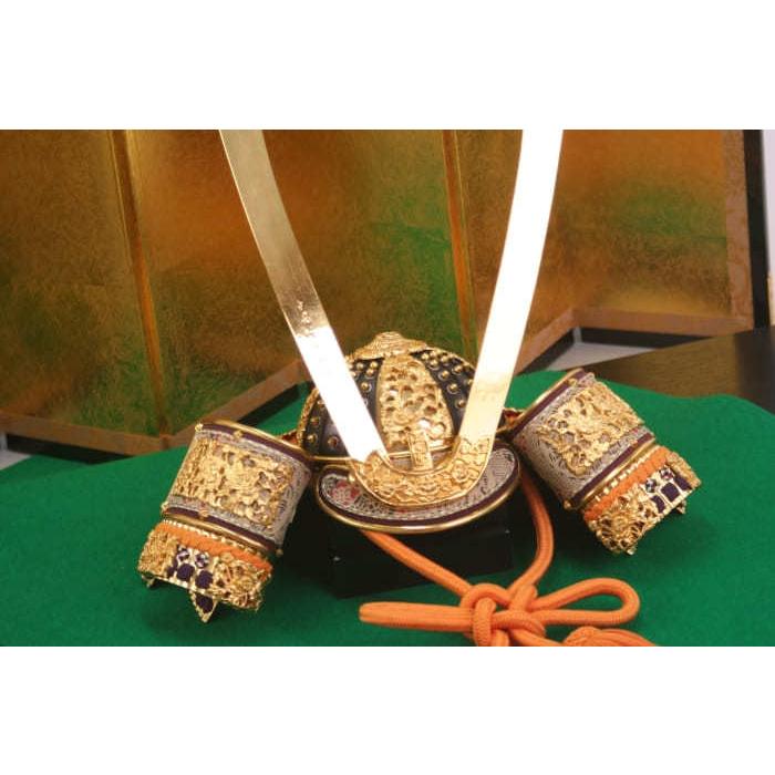 金屏風 単品 お雛様 雛人形 屏風のみ ディスプレイ 結納用・13号(金彩