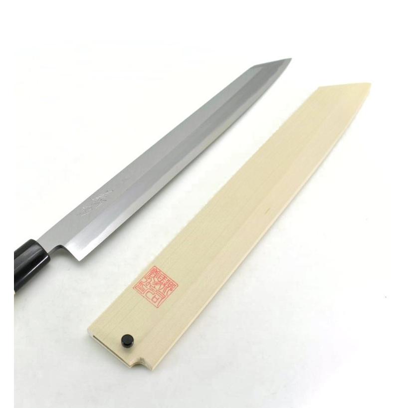 義弘《青霞シリーズ》安来鋼青2号 本霞研 切付柳刃 300 mm【水牛八角柄