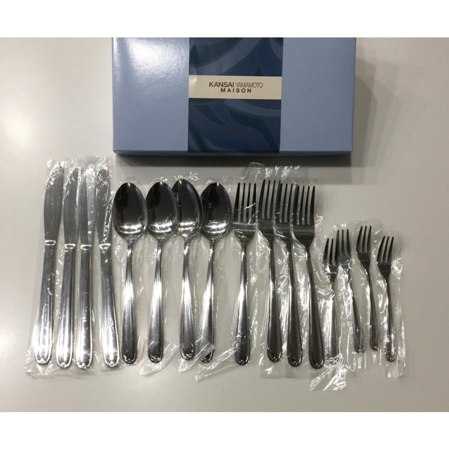 スプーン フォーク ナイフ ディーナー カトラリーセット 16P カンサイ