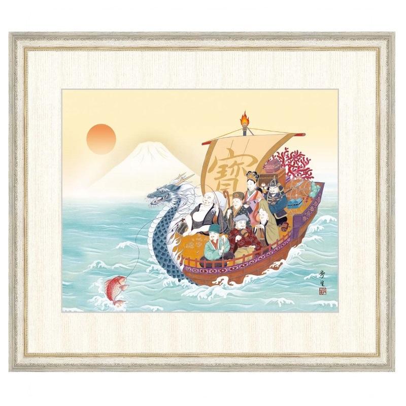 日本画 北山歩生 七福神 F8 [g4-by030-F8] : 人形のゆめさき - 通販