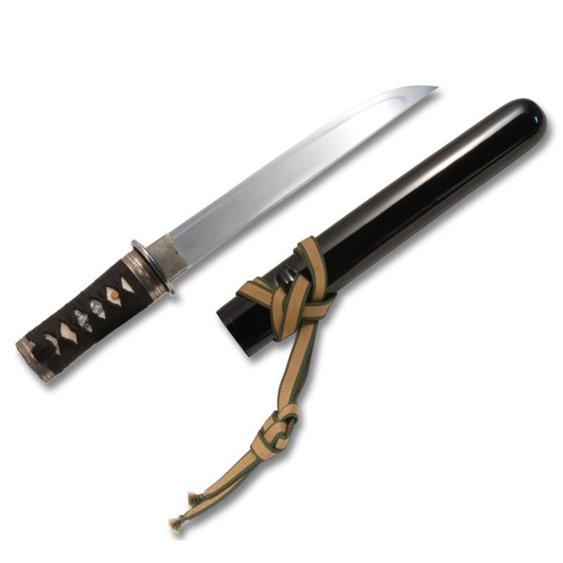 模造刀 小刀 大黒拵え 極上研磨刀身守刀 短刀 tks-527 日本刀 美術刀剣
