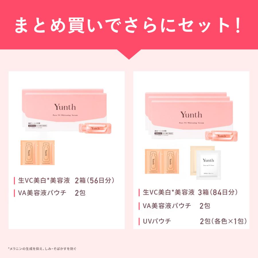 Yunth（ユンス） 美容液 ビタミンC 導入美容液28包入り 純度100%の生