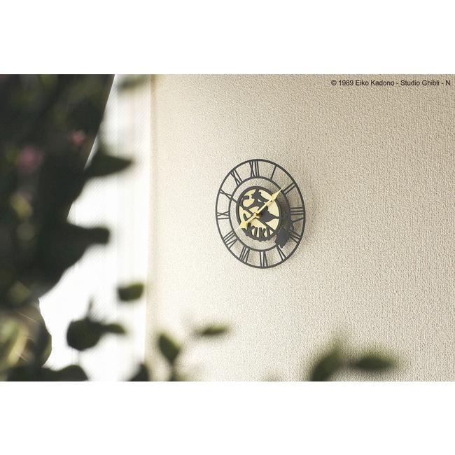 スタジオジブリ ジブリ グッズ 魔女の宅急便 キキの看板壁かけ時計