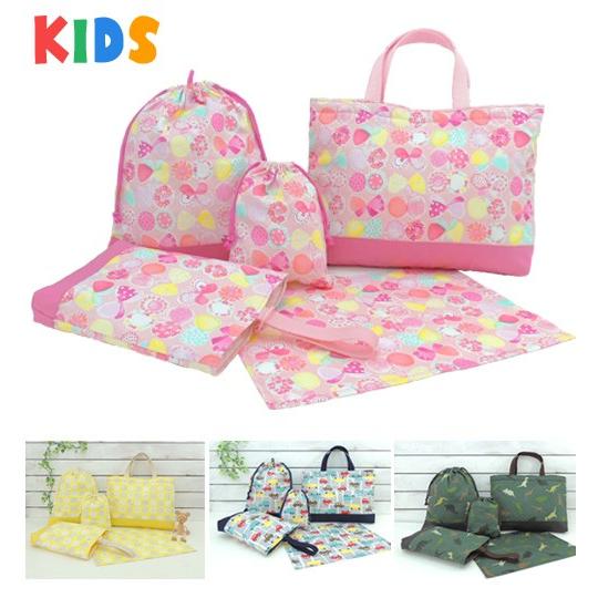 入園入学5点セット レッスンバッグ シューズバッグ 巾着袋 体操袋